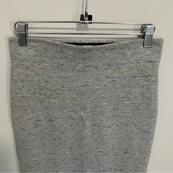 Aritzia Wilfred Lis Skirt High Rise Pull On Pencil Skirt Heathered Gray - Picture 6 of 12